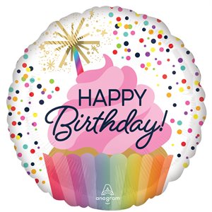 18'' M.CONFETTI SPRINKLE BIRTHDAY