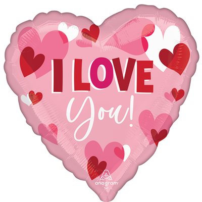 28'' M.I LOVE YOU PLAYFUL HEARTS