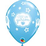 B.11'' C'EST UN GARCON ÉLÉPHANTS BLEU PALE P / 50