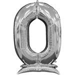 M.50'' STAND-UP NUMBERZ  ''0'' SILVER