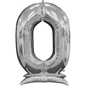 M.50'' STAND-UP NUMBERZ ''0'' SILVER