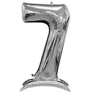 M.50'' STAND-UP NUMBERZ ''7'' SILVER