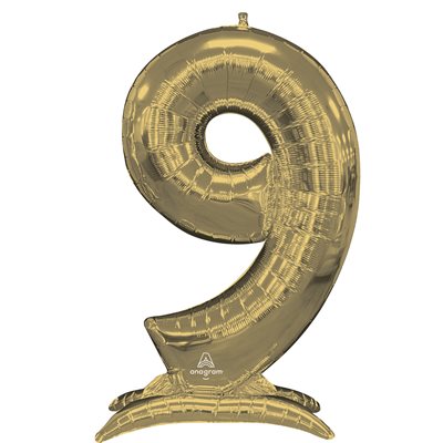 M.50'' STAND-UP NUMBERZ ''9'' WHITE GOLD