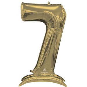 M.50'' STAND-UP NUMBERZ ''7'' WHITE GOLD