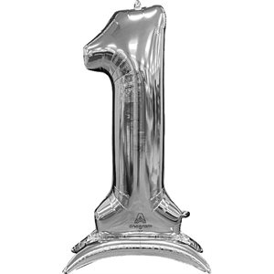 M.50'' STAND-UP NUMBERZ ''1'' SILVER
