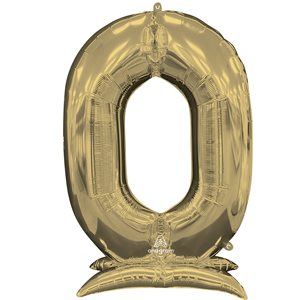 M.50'' STAND-UP NUMBERZ ''0'' WHITE GOLD
