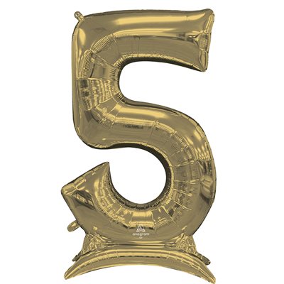 M.50'' STAND-UP NUMBERZ ''5'' WHITE GOLD M.50'' STAND-UP NUMBERZ ''5'' WHITE GOLD