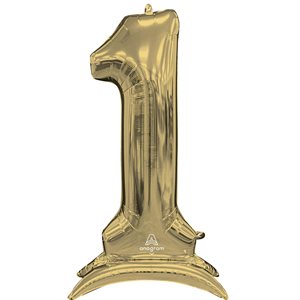 M.50'' STAND-UP NUMBERZ ''1'' WHITE GOLD