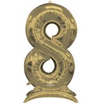 M.50'' STAND-UP NUMBERZ  ''8'' WHITE GOLD