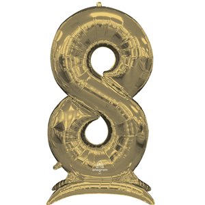 M.50'' STAND-UP NUMBERZ ''8'' WHITE GOLD