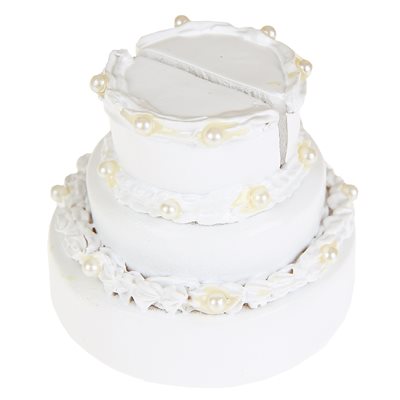 Marque-place gâteau Blanc Ø 4.5 x 5 cm Sachet d'1 pièce Marque-place gâteau Blanc Ø 4.5 x 5 cm Sachet d'1 pièce