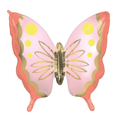 M.30'' SATIN SOULFUL BLOSSOMS BUTTERFLY H / S M.30'' SATIN SOULFUL BLOSSOMS BUTTERFLY H / S