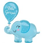 S. BEBE GARCON ELEPHANT 29"X31"