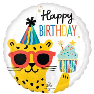 M.18'' PARTY ANIMAL HAPPY BIRTHDAY