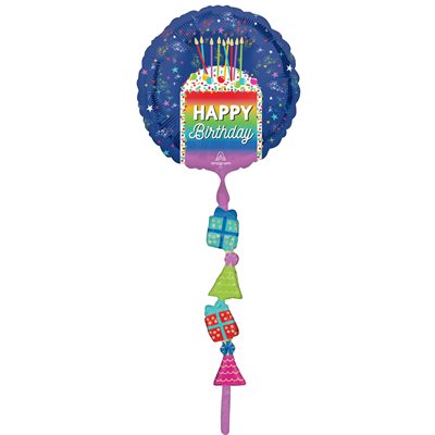 M.Rainbow Slice Birthday24''x68'' A / W M.Rainbow Slice Birthday24''x68'' A / W