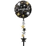 M.CongratsBlack Silver Gold 24''x67'' A / W