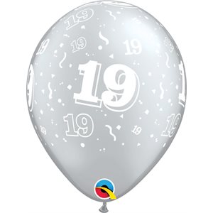 B.11'' NUMBER 19 PEARL ONIX BLACK / SILVER A / A P