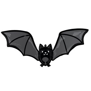 Supershape 30In. - Glow Batty Bat