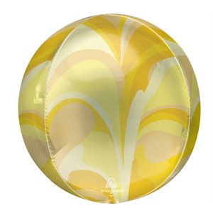 M.15'' Gold Macro Marble Orbz