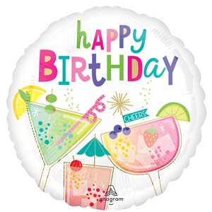 M.18" COCKTAIL SURPRISE BIRTHDAY