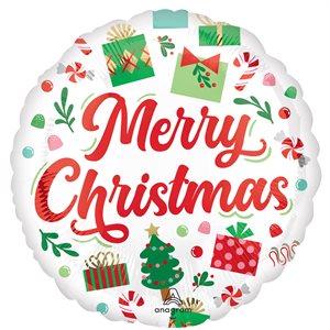 Mylar 18In. - Jolly Old Santa