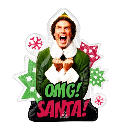 Supershape 27In. - OMG! Santa!