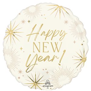 Mylar 18In. - Golden Soiree New Year