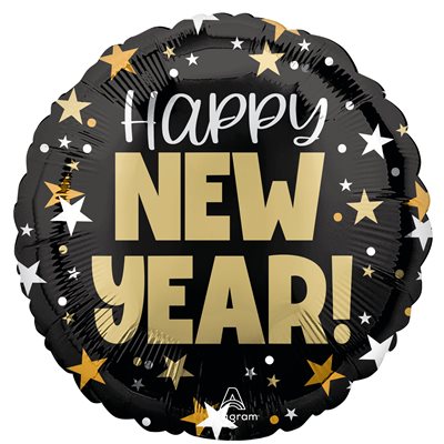 Mylar 18In. - New Year Top Hat Bash