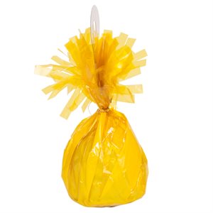 foil balloon weight-yellow