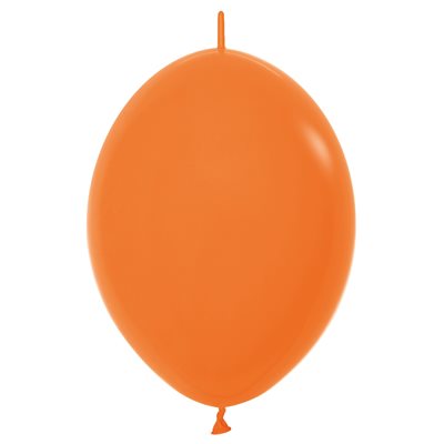 "06"" Fashion Orange Link-O-Loons (50pcs)"