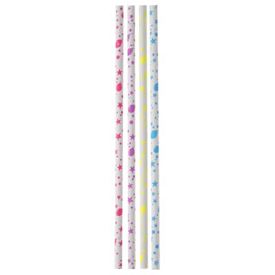 Paille Joyeux Anniversaire festif Multicolore 19.2 x 0.6 cm Paille Joyeux Anniversaire festif Multicolore 19.2 x 0.6 cm