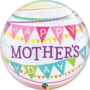 22'' M.HAPPY MOTHER'S DAY BUBBLES