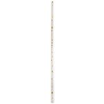 Paille Joyeux Anniversaire Blanc 19.2 x 0.6 cm Sachet de 20