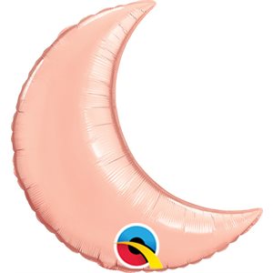 9''M.ROSE GOLD CRESCENT MOON
