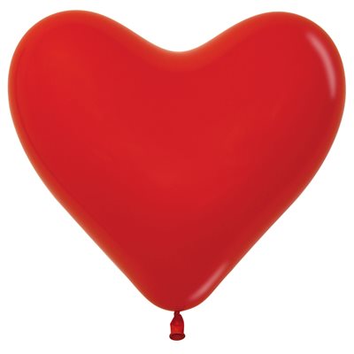 "06"" Fashion Red Heart (50pcs)"
