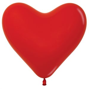 "06"" Fashion Red Heart (50pcs)"