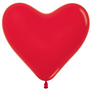 "12"" Fashion Red Heart (50pcs)"