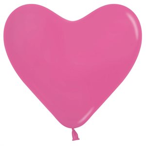 "Coeur Fuchsia Mode 12"" (50pcs)"