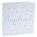 Livre d'or Baptême Mint 24 x 24 cm Sachet d'1 pièce