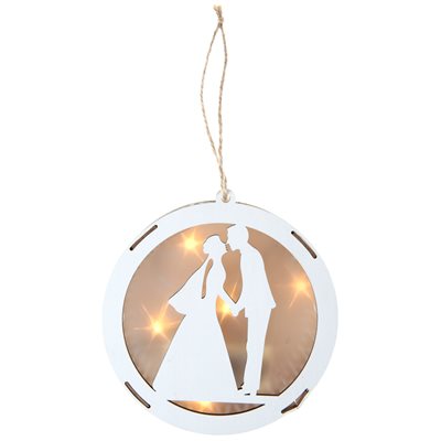 Suspension lumineuse Les Mariés Naturel Ø 14.5 x 3 cm La piè Suspension lumineuse Les Mariés Naturel Ø 14.5 x 3 cm La piè