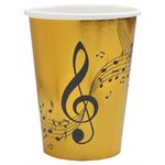 Gobelet Disque d'or Or Ø 7.8 x 9.7 cm  /  27cl Sachet de 10 pi