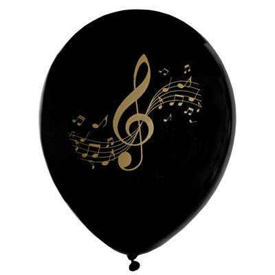 Ballon Disque d'or Noir Ø 23 cm Sachet de 8 pièces Ballon Disque d'or Noir Ø 23 cm Sachet de 8 pièces