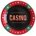 Assiette Casino Multicolore Ø 22.5 cm Sachet de 10 pièces