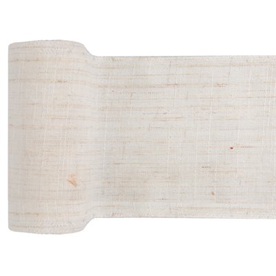 Chemin de table lin Blanc 13 cm Rouleau de 5 mètres Chemin de table lin Blanc 13 cm Rouleau de 5 mètres