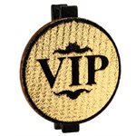 VIP couronné sur pince Or Ø 4 x 5 cm Sachet de 6 pièces