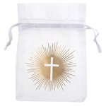 Sachet Cérémonie Or 7.5 x 10 cm Sachet de 6 pièces