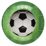Assiette Foot Vert Ø 22.5 cm Sachet de 10 pièces