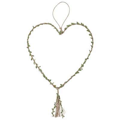 Suspension coeur naturel Naturel 30 x 77 cm La pièce Suspension coeur naturel Naturel 30 x 77 cm La pièce