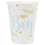 Gobelet Baby shower Ciel Ø 7.8 x 9.7 cm  /  27cl Sachet de 10