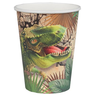 Gobelet Dinosaure Multicolore Ø 7.8 x 9.7 cm / 27cl Sachet d Gobelet Dinosaure Multicolore Ø 7.8 x 9.7 cm / 27cl Sachet d